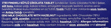 Load image into Gallery viewer, ELIT BEYOGLU MILK CHOCOLATE WHOLE HAZELNUTS 300GR
